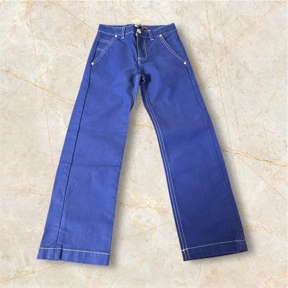 Bonpoint Kids Blue Denim Jeans - Size 4 - Picture 2 of 4